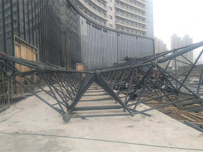 项城万豪酒店雨棚网架